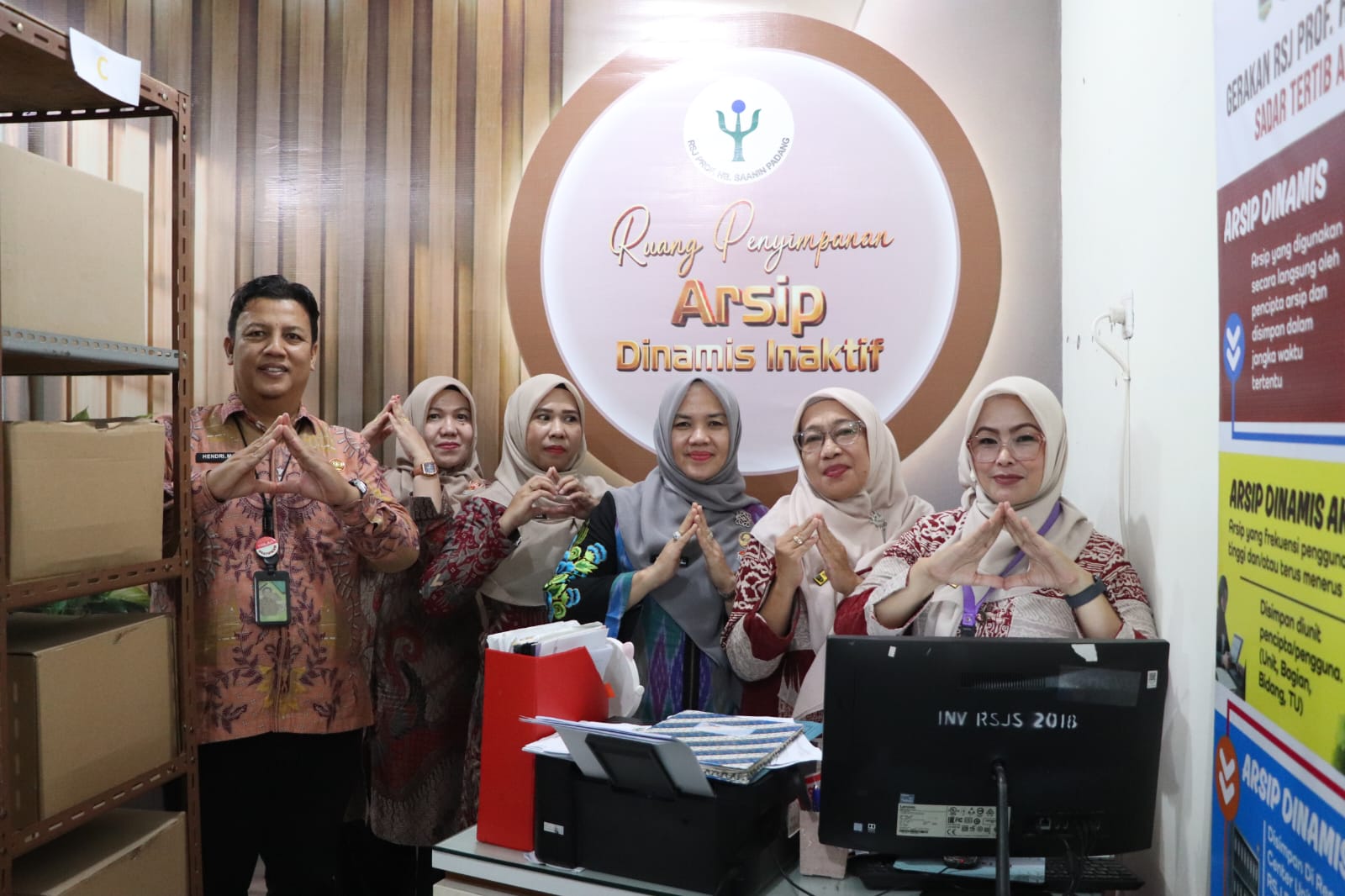RSJ Prof. HB. Saanin Terima Kunjungan Dinas Kearsipan dan Perpustakaan Provinsi Sumbar
